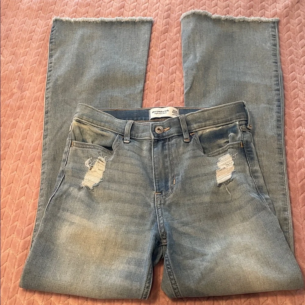 Abercrombie and Fitch girls flare jeans - size 13/14